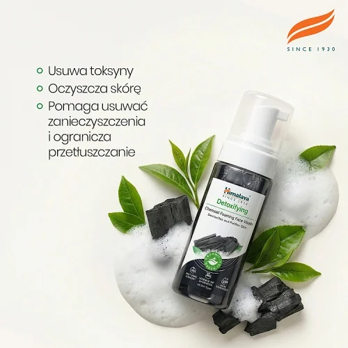 #0 – HIMALAYA Detoksykująca Pianka do mycia twarzy z Aktywnym Węglem, 150ml