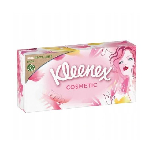 Miniaturka artykułu - #1 KLEENEX Cosmetic Box Chusteczki higieniczne, 80szt.