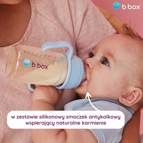 Zdjęcie produktu - 3 B.BOX Butelka do karmienia niemowląt (błękit), 180ml