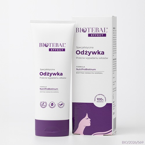 Miniaturka artykułu - #0 BIOTEBAL EFFECT Specjalistyczna odżywka przeciw wypadaniu włos&oacute;w, 200ml