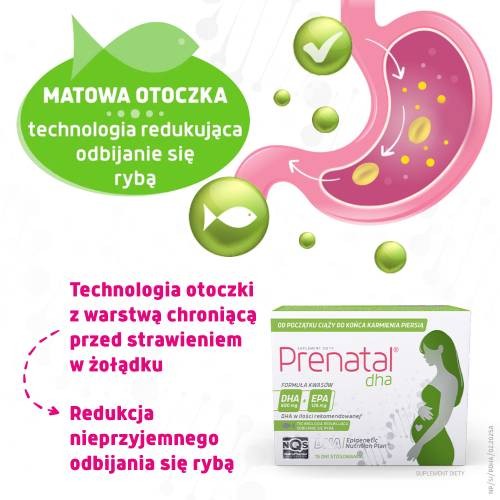 Zdjęcie produktu - 2 Prenatal DHA (kwasy omega &ndash; 3: DHA + EPA) &ndash; w ciąży i podczas karmienia piersią, 30 kapsułek 