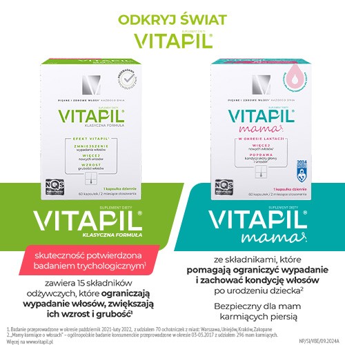 Zdjęcie produktu - 4 VITAPIL&reg; beauty &ndash; na gładkie i lśniące włosy, 30 kapsułek