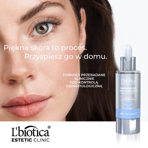 Miniaturka artykułu - #1  L'BIOTICA Estetic Clinic Oxy Treatment Naprawczo-dotleniający dermo zabieg Serum na noc, 30ml