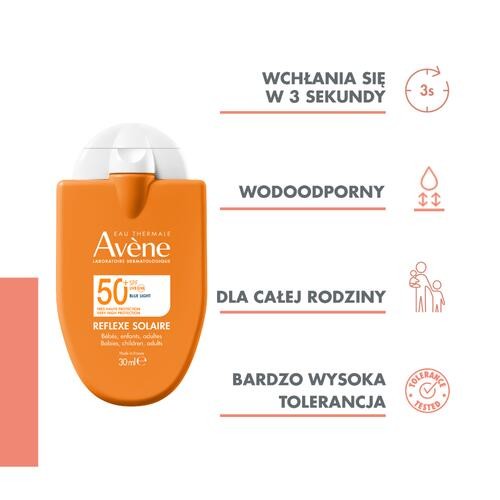 Miniaturka artykułu - #1 AVENE Refleks słoneczny SPF50+, 30ml
