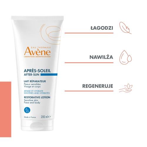 Miniaturka artykułu - #0 AVENE Balsam regenerujący po opalaniu, 200ml