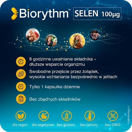 Zdjęcie produktu - 3 Biorythm Selen 100ug, 30kaps.