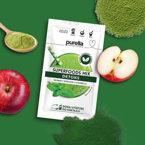 Zdjęcie produktu - 3 PURELLA SuperFoods Mix Detoks, 40g