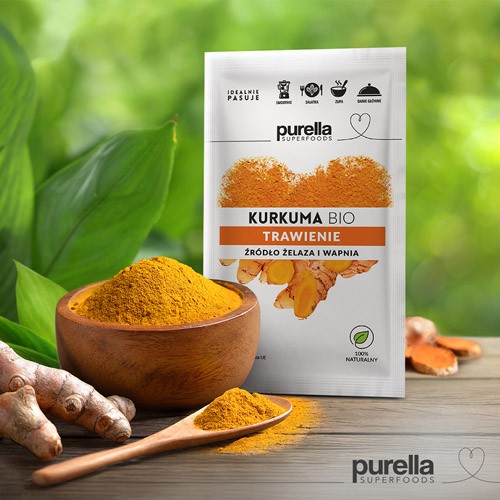 Zdjęcie produktu - 3 PURELLA Kurkuma Bio, 20g 