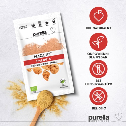 Miniaturka artykułu - #0 PURELLA Maca Bio, 28g 