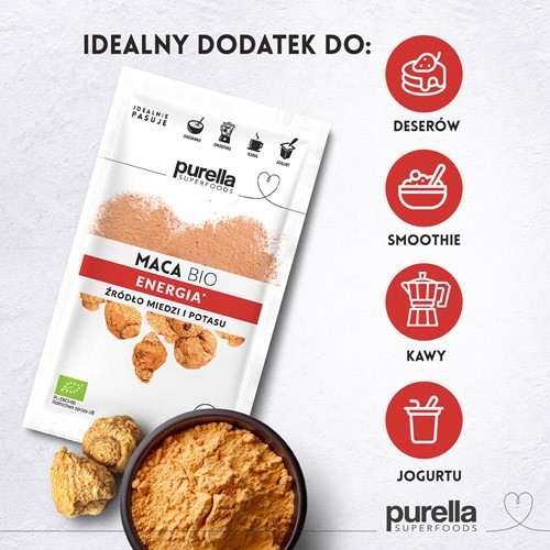 Miniaturka artykułu - #1 PURELLA Maca Bio, 28g 