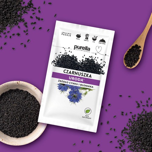 Zdjęcie produktu - 3 PURELLA Czarnuszka ziarno, 40g