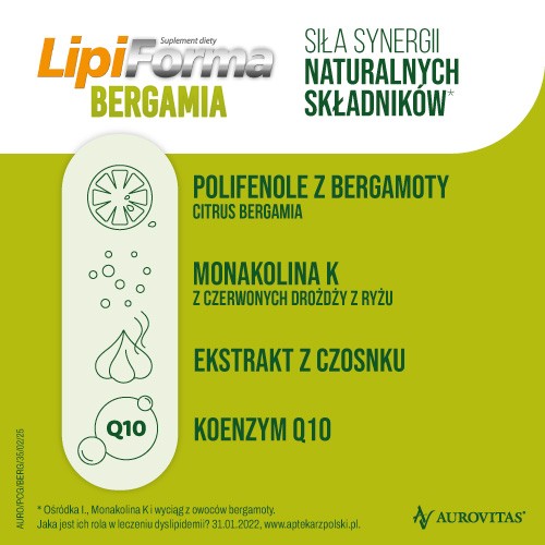 Zdjęcie produktu - 2 Lipiforma Bergamia, 30kaps.