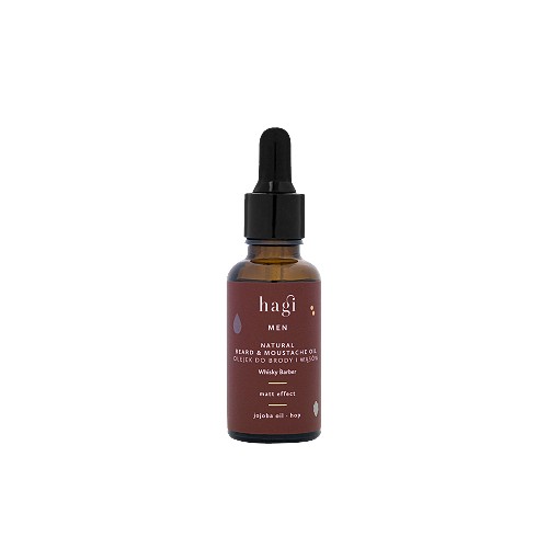 Miniaturka artykułu - #0 HAGI Whisky Barber Olejek do brody i wąs&oacute;w, 30ml