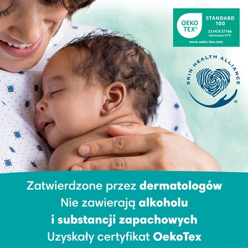 Zdjęcie produktu - 2 Pampers Harmonie Aqua Chusteczki nawilżane dla dzieci, 24x48szt.