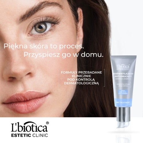 Miniaturka artykułu - #0 L'BIOTICA Estetic Clinic Oxy Treatment Rozświetlająco-dotleniający dermo-zabieg - Krem pod oczy i na powieki, 15ml 