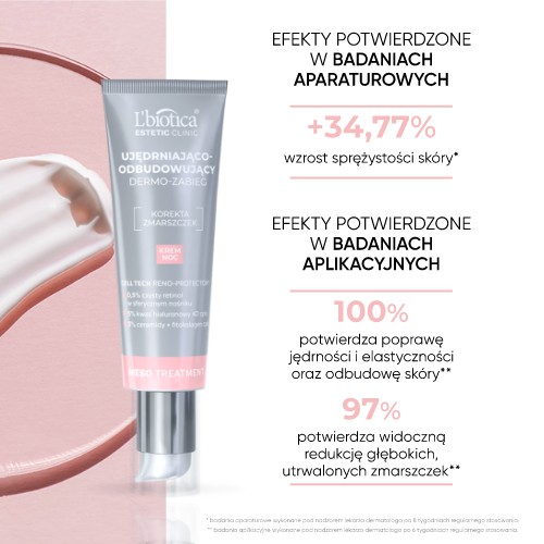 Miniaturka artykułu - #1 L'BIOTICA Estetic Clinic Meso Treatment Ujędrniająco-odbudowujący Dermo-zabieg - Krem na noc, 35ml 