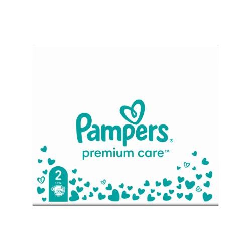 Miniaturka artykułu - #0 Pampers Pieluchy Premium Care 2 Mini, 224szt.