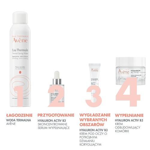 Zdjęcie produktu - 3 AVENE HYALURON ACTIV B3 Krem odbudowujący kom&oacute;rki REFILL, 50 ml