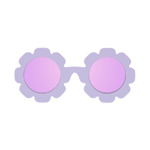 Miniaturka artykułu - #0 Babiators Okulary przeciwsłoneczne z polaryzacją FLOWER IRRESISTIBLE IRIS LAVENDER MIRRORED LENS 0-2 lata P-FWR503-S