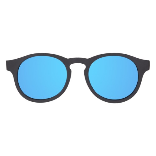 Miniaturka artykułu - #0 Babiators Okulary przeciwsłoneczne z polaryzacją POLARIZED KEYHOLE JET BLACK COBALT BLUE MIRRORED LENSES 6+ lat P-KEY-505-L