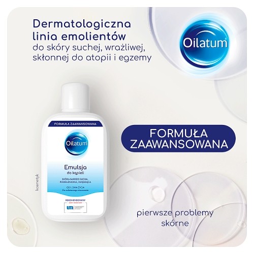 Miniaturka artykułu - #0 OILATUM Formuła Zaawansowana Emulsja do kąpieli, 250ml