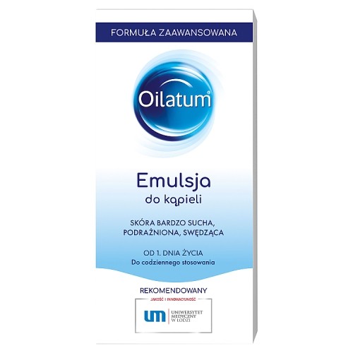 Zdjęcie produktu - 0 OILATUM Formuła Zaawansowana Emulsja do kąpieli, 400ml