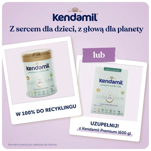 #6 – Kendamil Premium 3 Produkt w proszku na bazie białka krowiego, 800 g