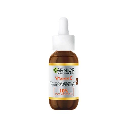 Miniaturka artykułu - #0 GARNIER Skin Naturals Vitamin C Rozświetlające serum na noc, 30ml