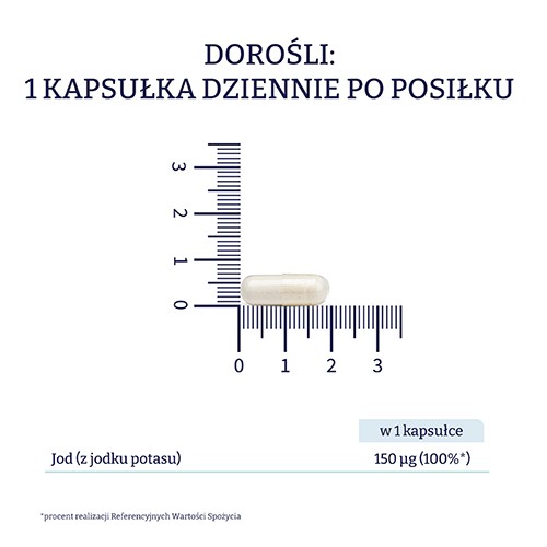 Zdjęcie produktu - 3 Naturell Jod, 100 kapsułek