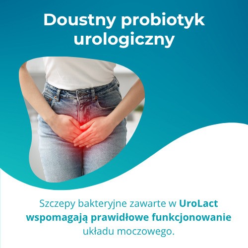 Miniaturka artykułu - #0 UroLact doustny Probiotyk Urologiczny 400mg, 10 kaps.