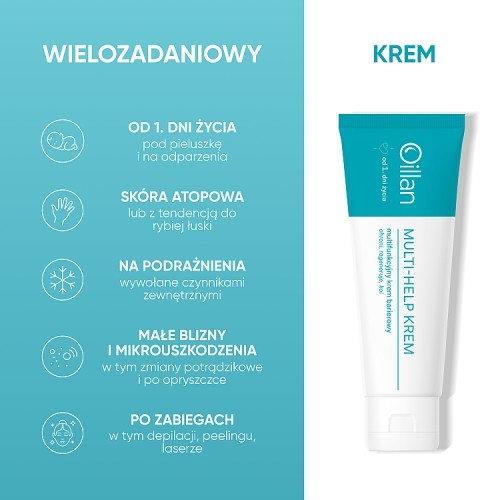 Zdjęcie produktu - 4 OILLAN Multi-Help Multifunkcyjny krem barierowy, 50ml
