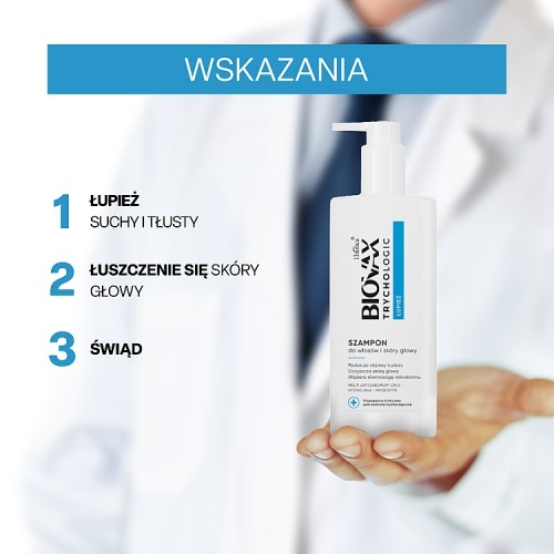 Miniaturka artykułu - #1 BIOVAX Trychologic Łupież Szampon do włos&oacute;w i sk&oacute;ry głowy, 200ml