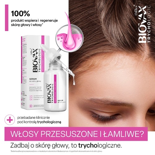 Miniaturka artykułu - #0 BIOVAX Trychologic Przesuszenie i Łamliwość Serum do sk&oacute;ry głowy, 50ml