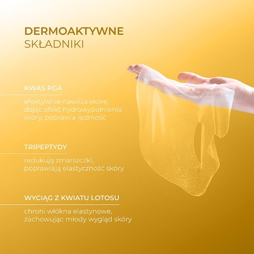 Zdjęcie produktu - 2 L'BIOTICA PHF + Witamina C Nawilżenie & Rozświetlenie Hydrożelowa Maska do twarzy 