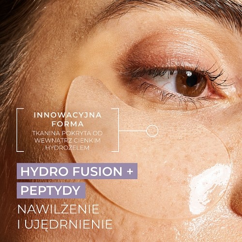 Miniaturka artykułu - #0 L'BIOTICA PGA Hydro Fusion Hydrożelowe płatki pod oczy z peptydami, 2 szt.