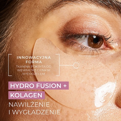 Miniaturka artykułu - #0 L'BIOTICA PHF + KOLAGEN Nawilżenie & Wygładzenie Hydrożelowe Płatki pod oczy, 2 sztuki