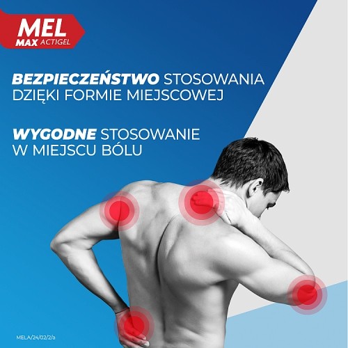 Zdjęcie produktu - 2 MEL Max Actigel 20mg/g żel, 50g