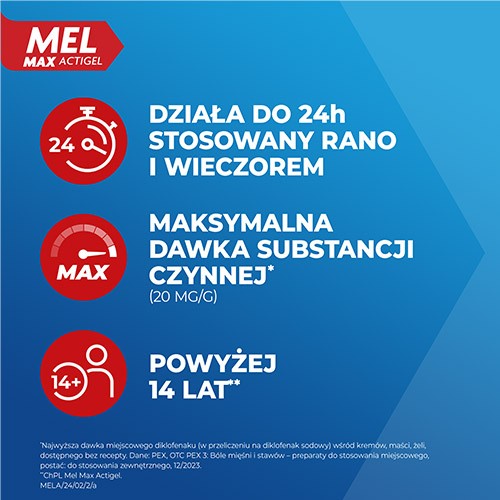 Miniaturka artykułu - #1 MEL Max Actigel 20mg/g żel, 100g