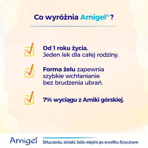 Miniaturka artykułu - #0 Arnigel Lek w postaci żelu na urazy, stłuczenia i obrzęki, 120g