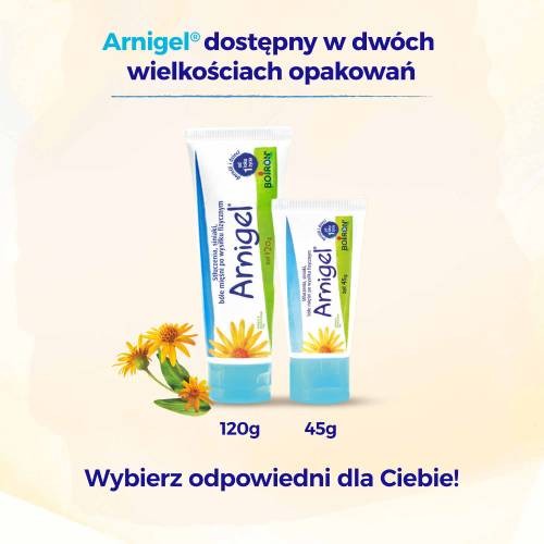 Zdjęcie produktu - 3 Arnigel Lek w postaci żelu na urazy, stłuczenia i obrzęki, 120g