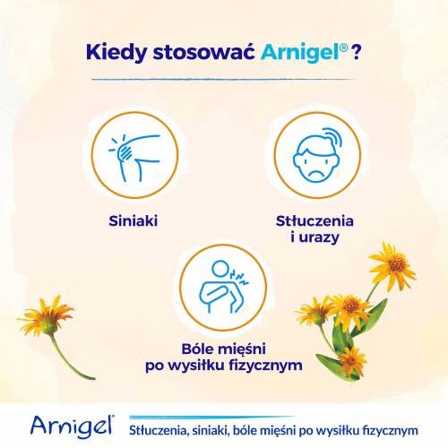 Miniaturka artykułu - #1 Arnigel Lek w postaci żelu na urazy, stłuczenia i obrzęki, 120g