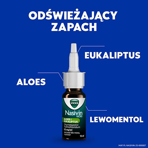 Zdjęcie produktu - 5 NASIVIN Sinex Aloes i Eukaliptus aerozol do nosa, 15ml