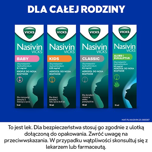Miniaturka artykułu - #1 NASIVIN Sinex Aloes i Eukaliptus aerozol do nosa, 15ml