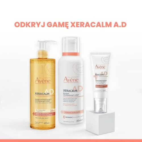 #3 – AVENE XERACALM A.D Uzupełniający lipidy olejek oczyszczający, 400ml