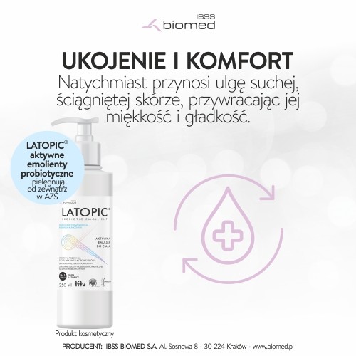Zdjęcie produktu - 2 Latopic aktywna emulsja do ciała, 250ml