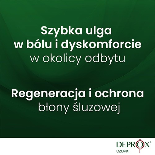 Miniaturka artykułu - #1 DEPROX czopki na zapalenie prostaty, 10 sztuk