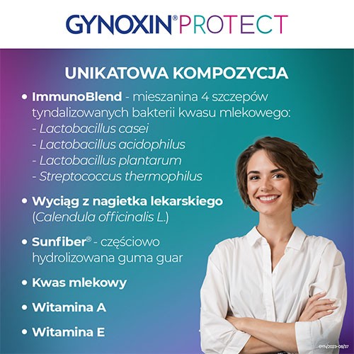 Zdjęcie produktu - 2 Gynoxin Protect, 10 globulek dopochwowych