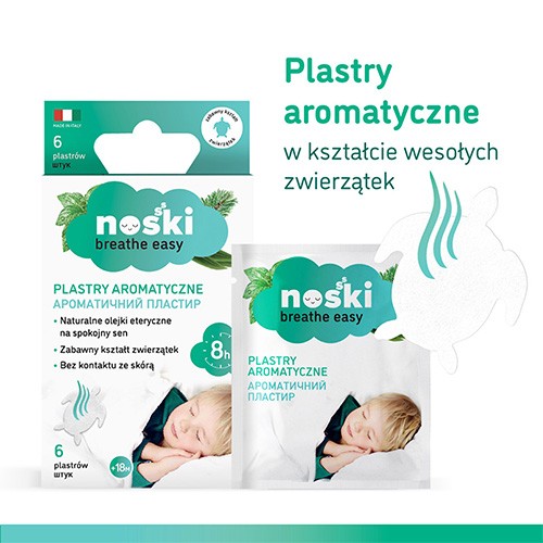 Miniaturka artykułu - #0 Noski Plastry aromatyczne dla dzieci 18m+ 6szt.