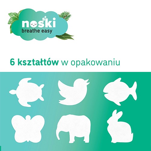 Zdjęcie produktu - 5 Noski Plastry aromatyczne dla dzieci 18m+ 6szt.