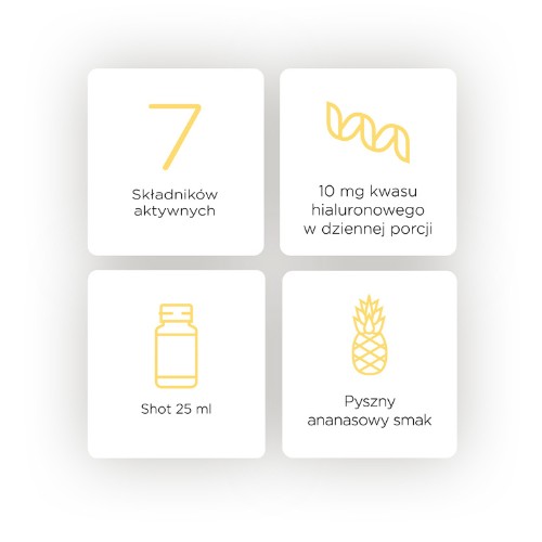 Miniaturka artykułu - #1 OLIMP Collagen Kolagen 10000mg shot smak ananasowy, 25ml